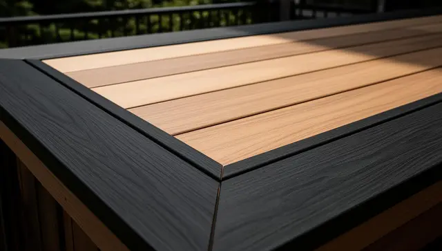 Custom border deck design in Medford OR – RP Construction Management